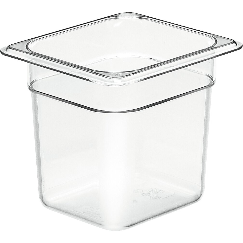 GN-Behälter GN 1/6 176 x 162 x 150 mm Copolymer BPA-frei transparent